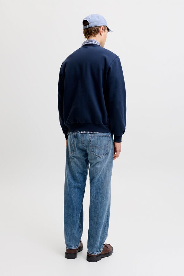 Jack & Jones Vaquero loose tiro alto azul