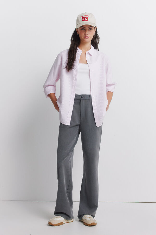 Springfield Oxford cotton shirt pink