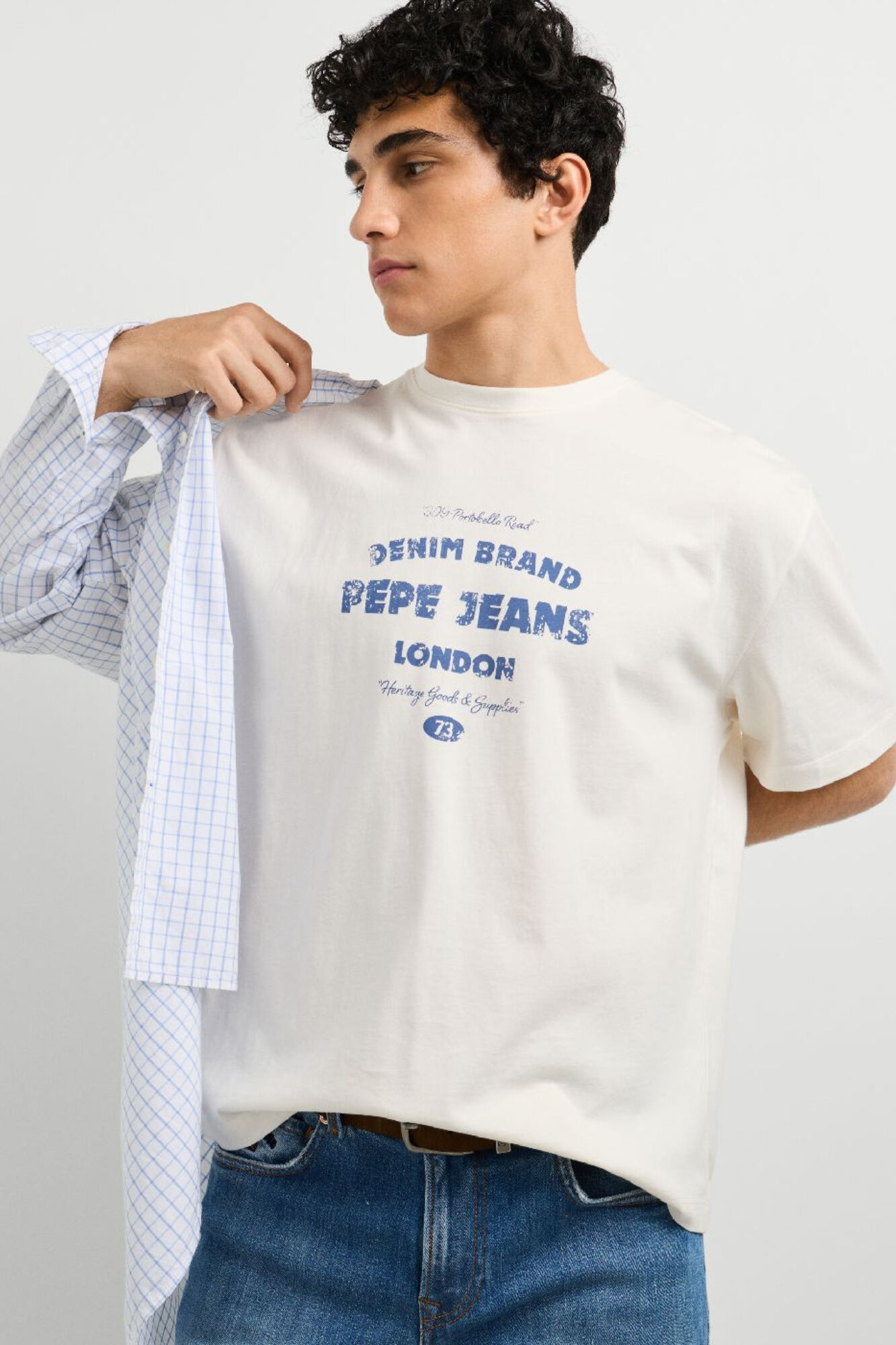 Pepe Jeans T-shirt de manga curta com estampado gr&aacute;fico