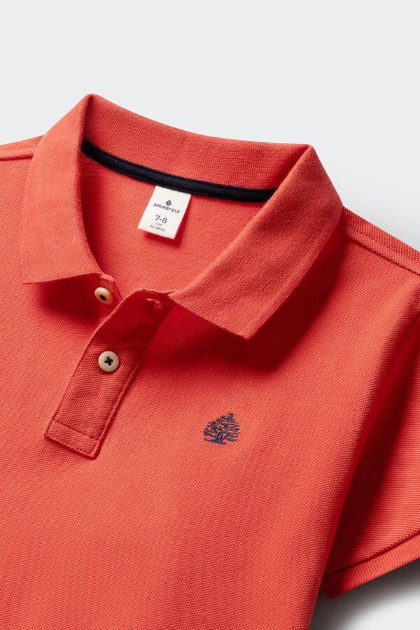 Springfield Kids Polo b&aacute;sico menino estampado