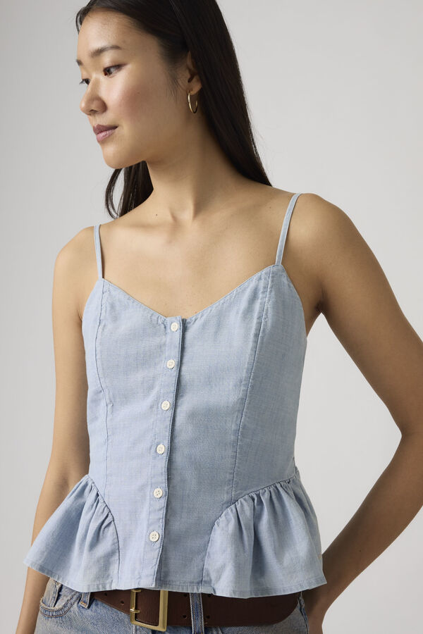 Levi's Top de al&ccedil;as azul