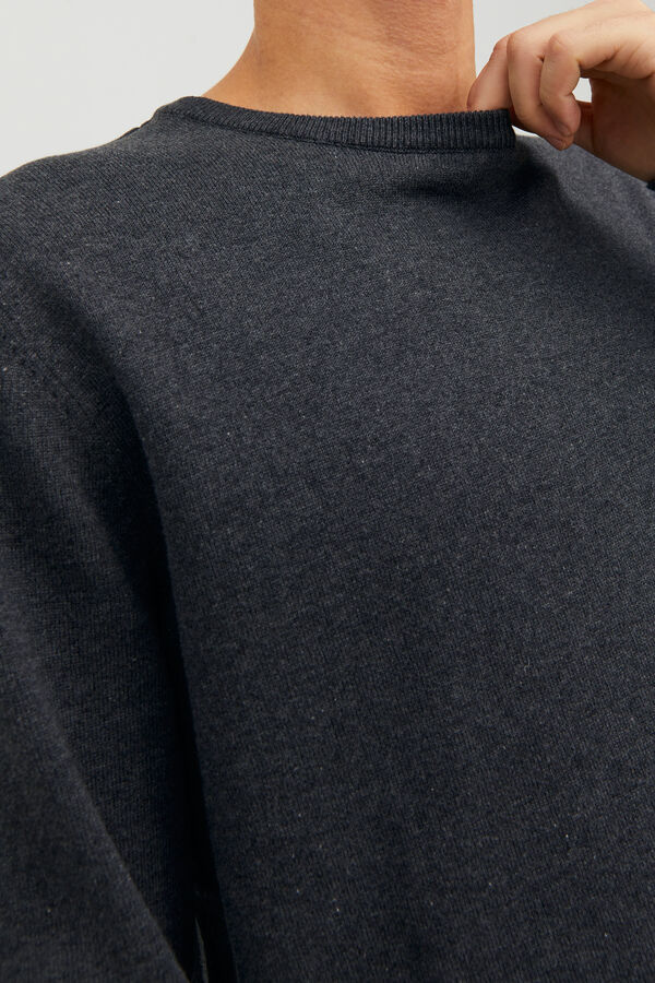 Jack & Jones Camisola de ajuste regular cinzento