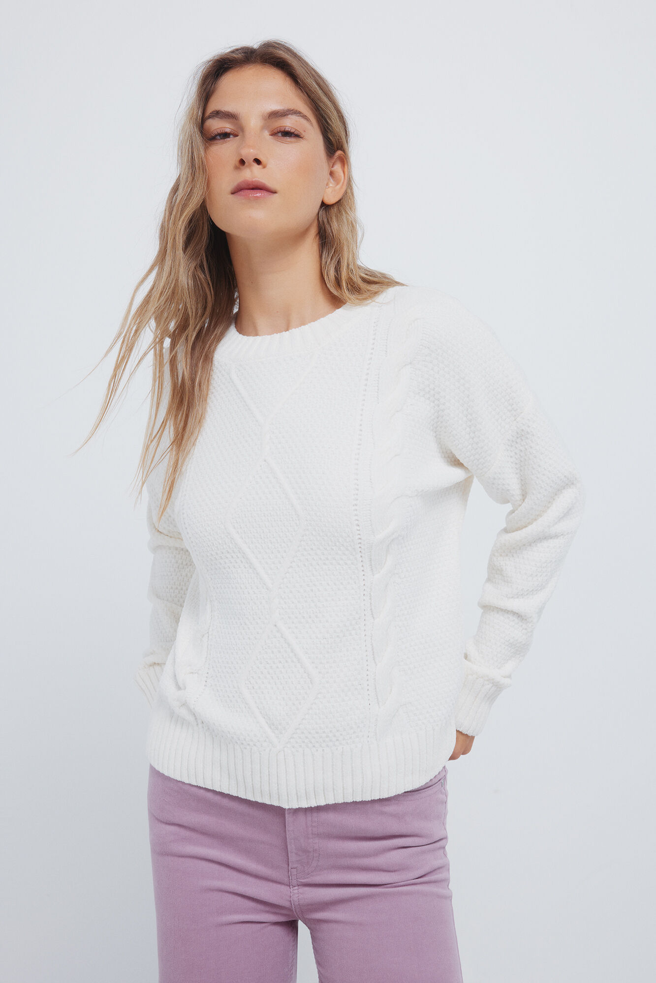 Springfield Jersey chenilla cable knit