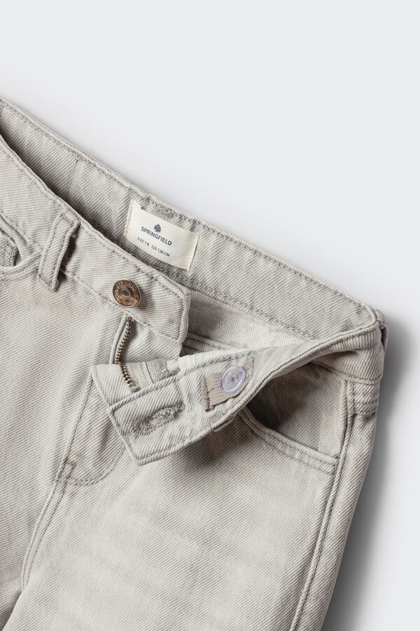 Springfield Kids Jeans culotte para menina cinzento