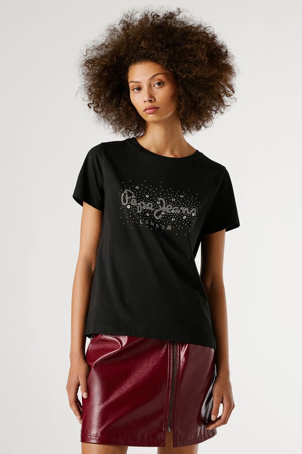 Pepe Jeans Camisola de manga curta preto