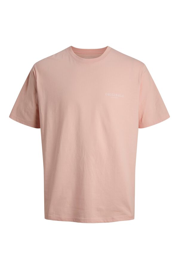 Jack & Jones T-shirt regular com estampado nas costas rosa