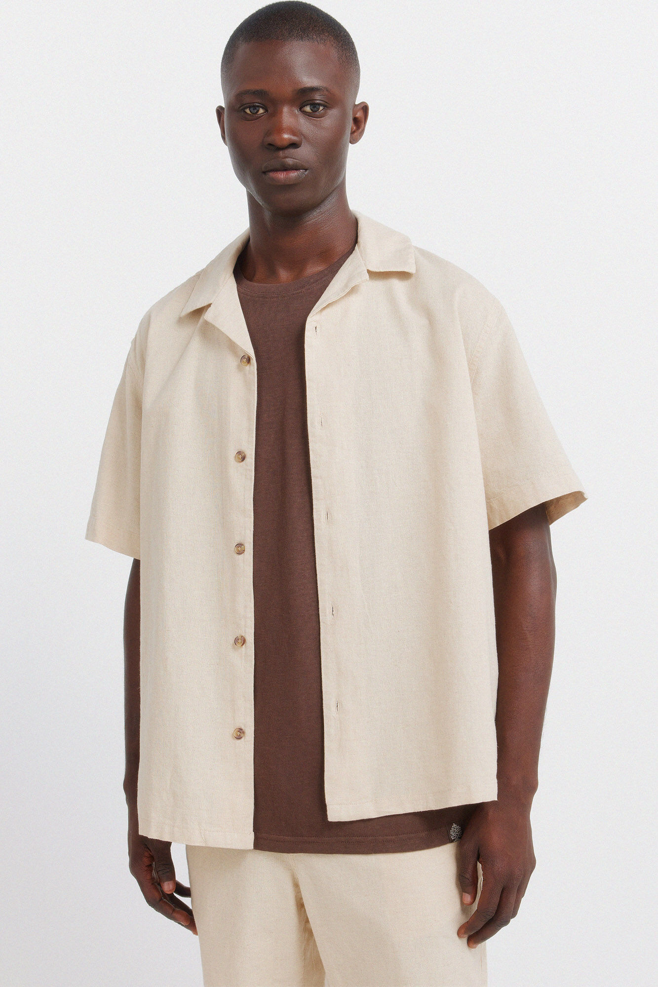 Springfield Linen bowling short sleeve shirt