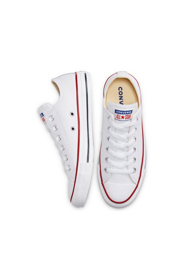 Converse T&eacute;nis Leather Chucks branco