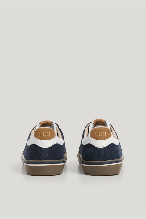 Pepe Jeans Sapatilhas cl&aacute;ssicas de croute azul