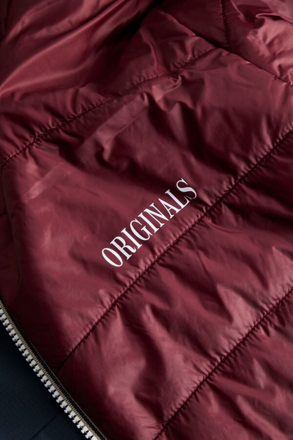 Jack & Jones Blus&atilde;o com capuz azul