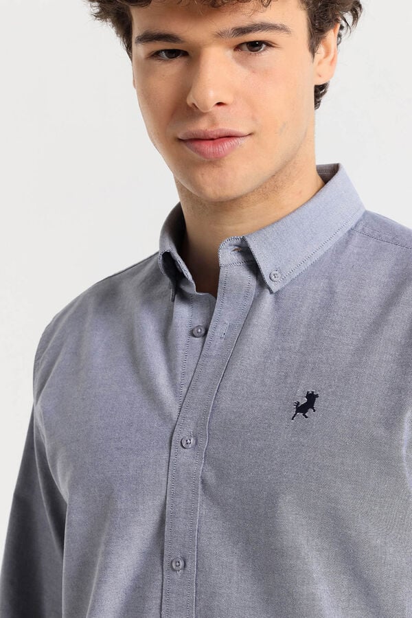 Lois Camisa Manga Comprida azul