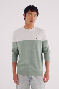 Springfield Camisola básico com blocos de cores