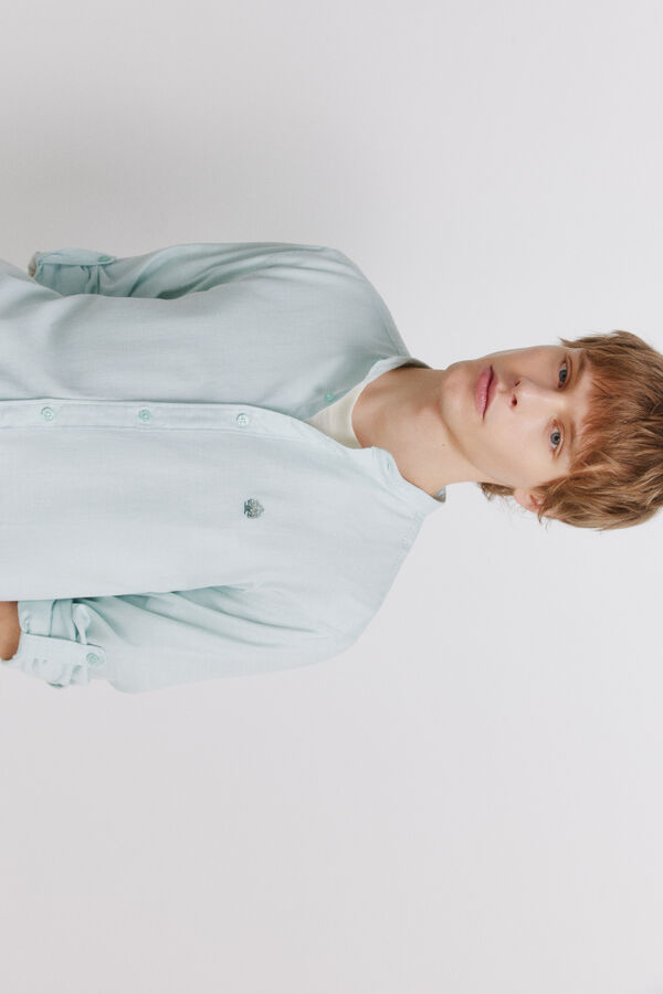 Springfield Camisa com estrutura verde