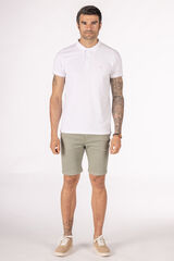 Celopman Bermuda 5 bolsos skinny  verde