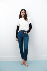 Springfield Jeans skinny push up azul
