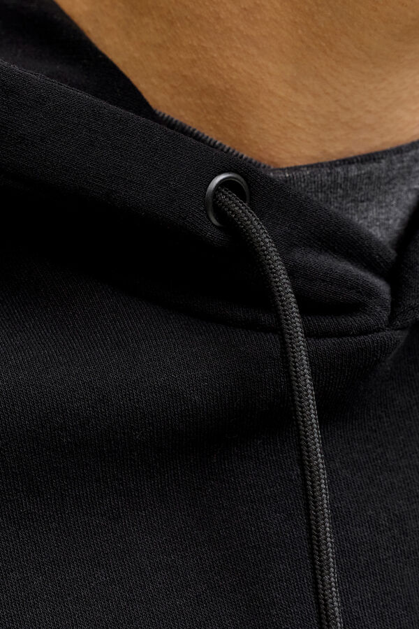 Jack & Jones Basic hooded sweatshirt black