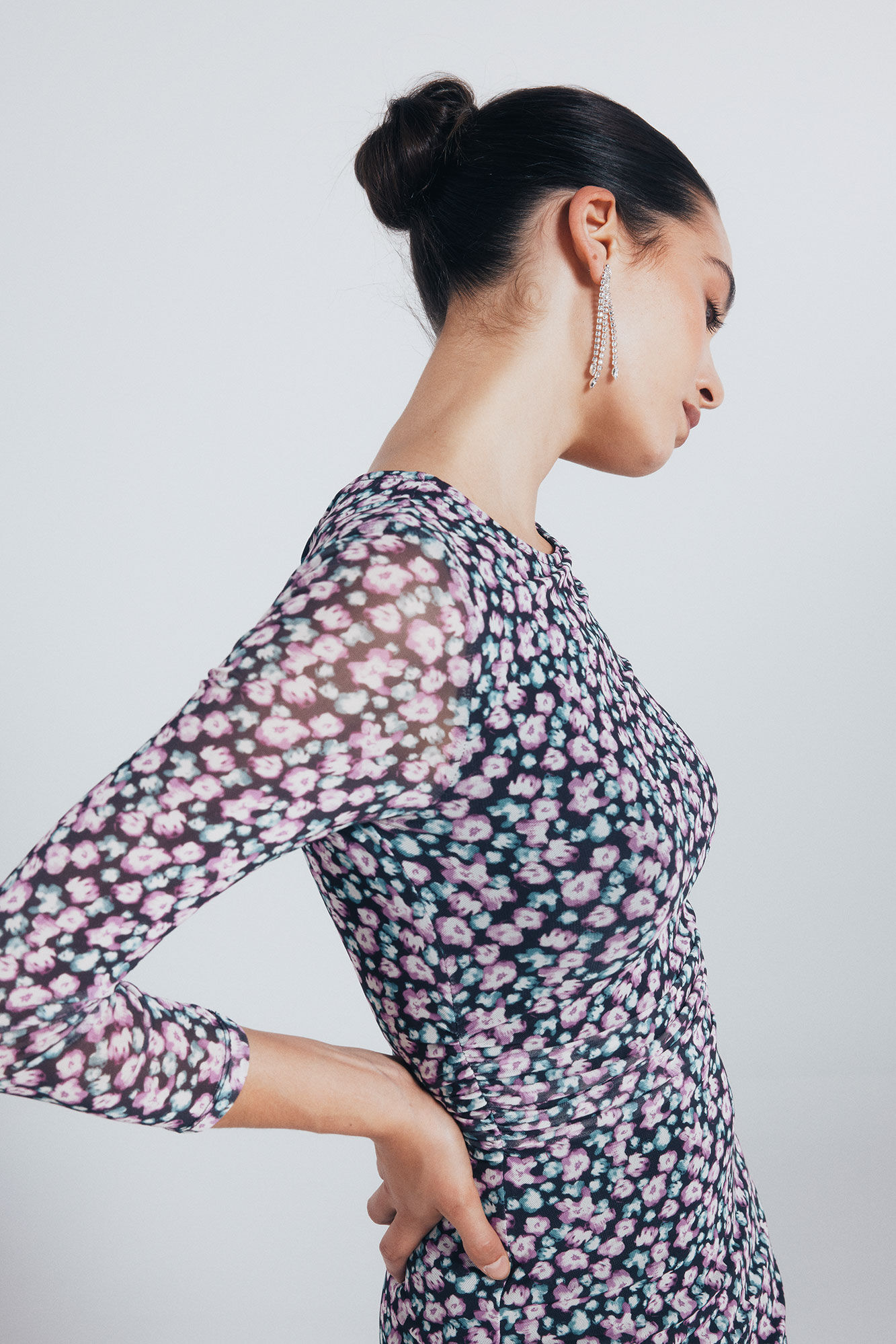 Springfield Vestido curto estampado