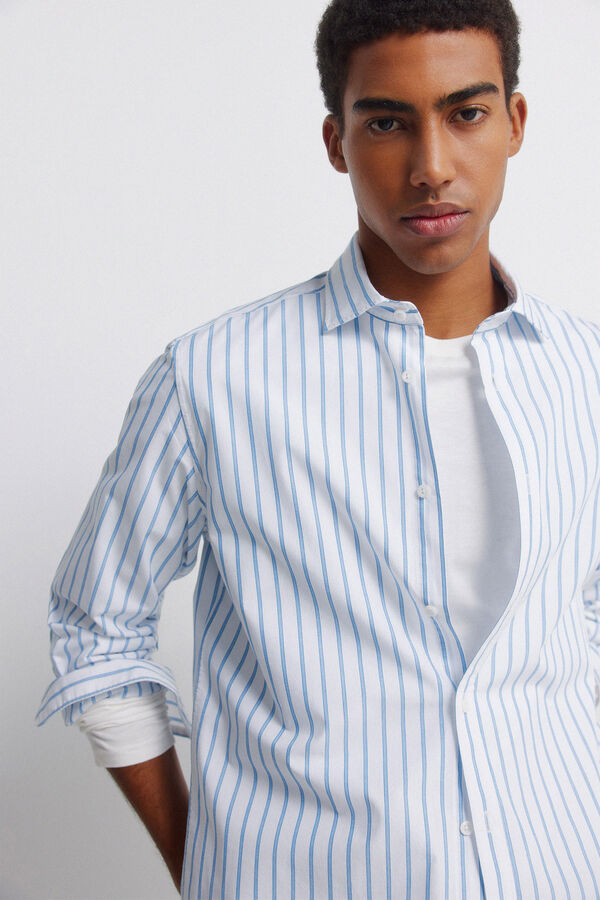 Springfield Poplin shirt blue