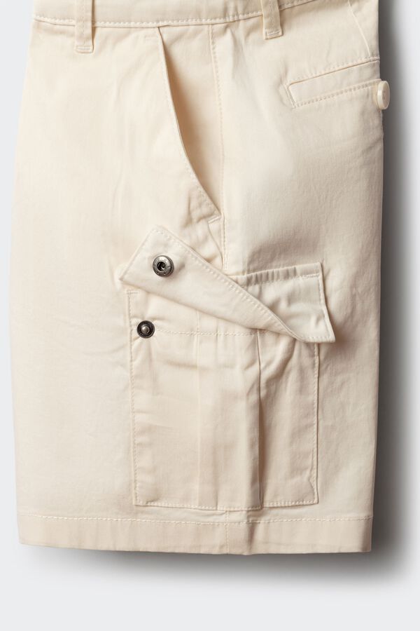 Springfield Kids Bermudas balloon em denim para menino branco