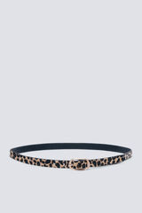 Springfield Cinto com estampado animal e fivela oval cru