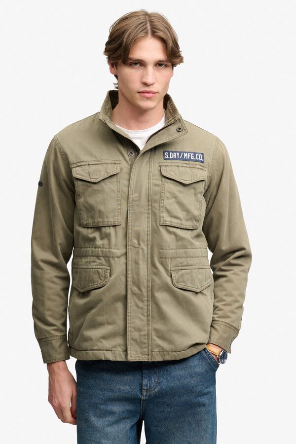 Superdry Chaqueta militar kaki