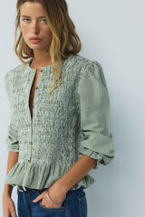 High Spirits Garden Blouse bege