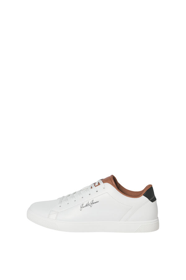Jack & Jones Sneakers casuais com sola de borracha branco
