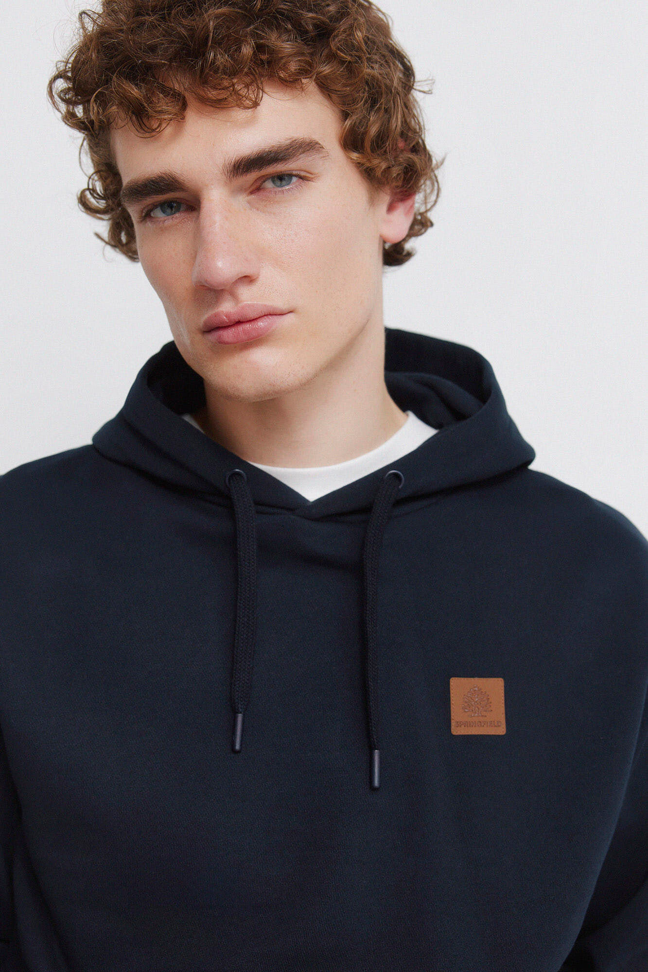 Springfield Sudadera capucha lisa