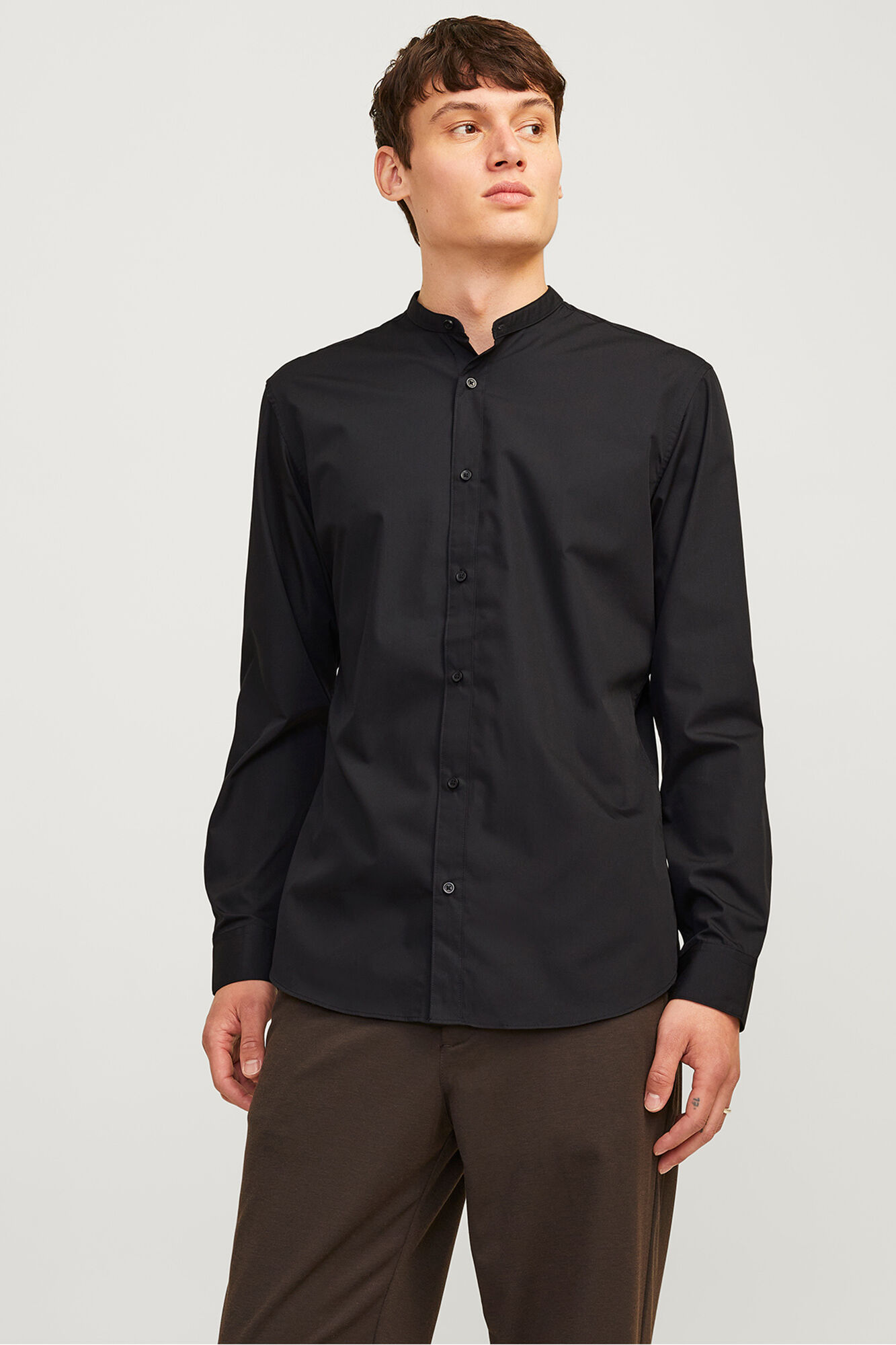 Jack & Jones Camisa casual popel&iacute;n