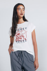 Springfield Camiseta com a silhueta do "Mickey Mouse"