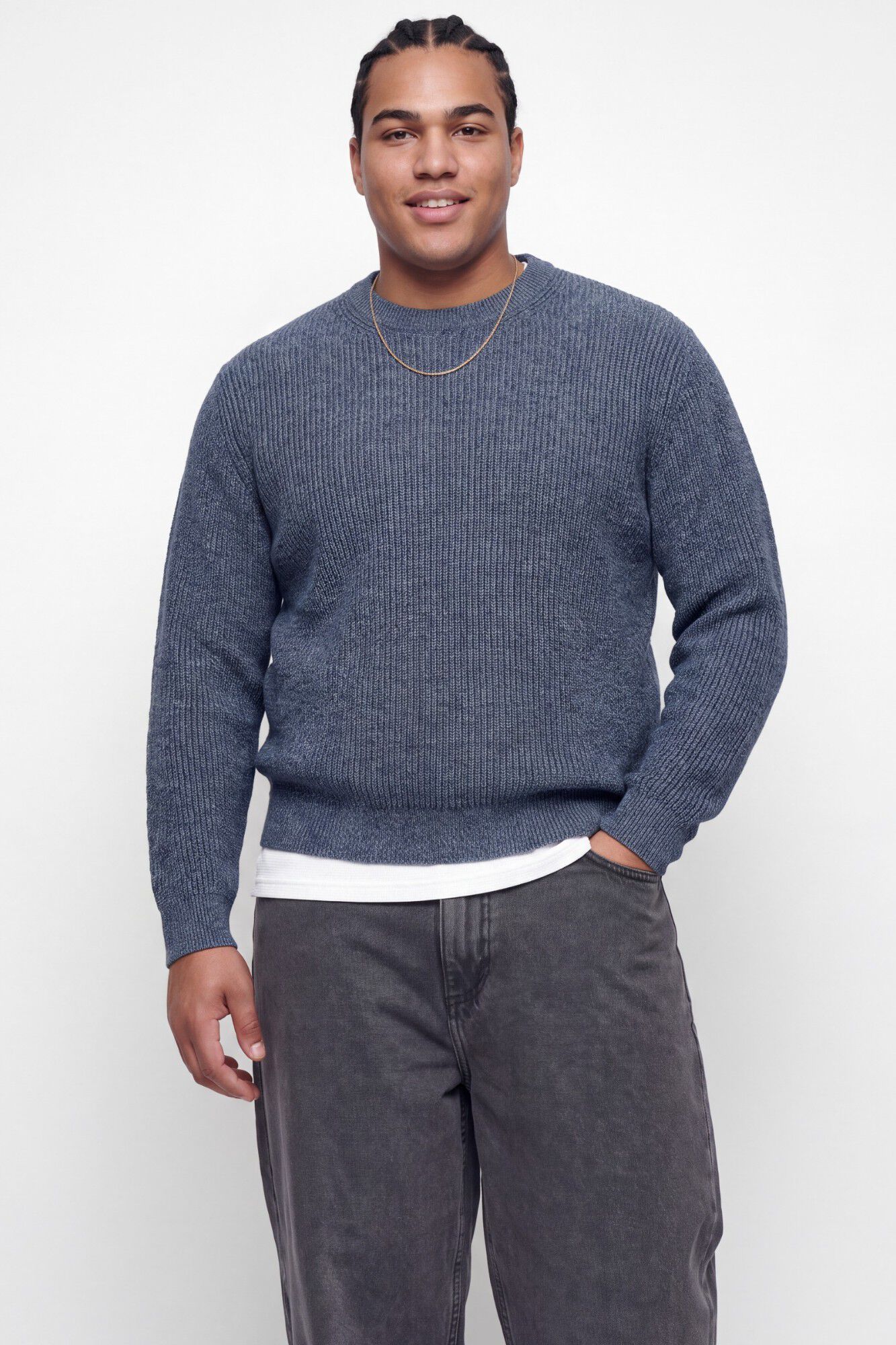 Jack & Jones PLUS Camisola de gola redonda