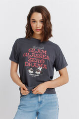 Springfield T-shirt de manga curta Disney cinzento