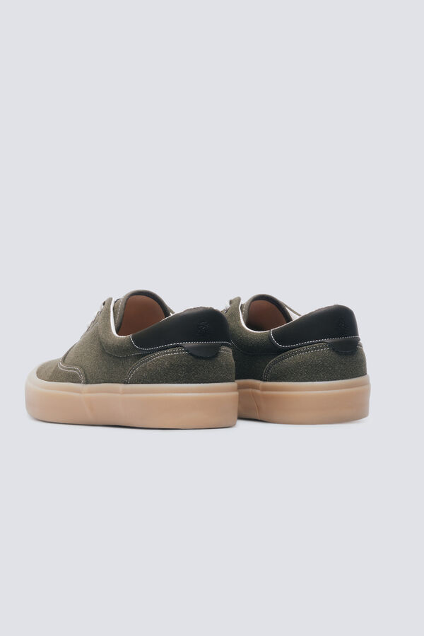 Springfield Zapatilla básica casual verde