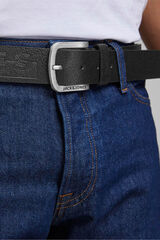 Jack & Jones Cinto pele preto