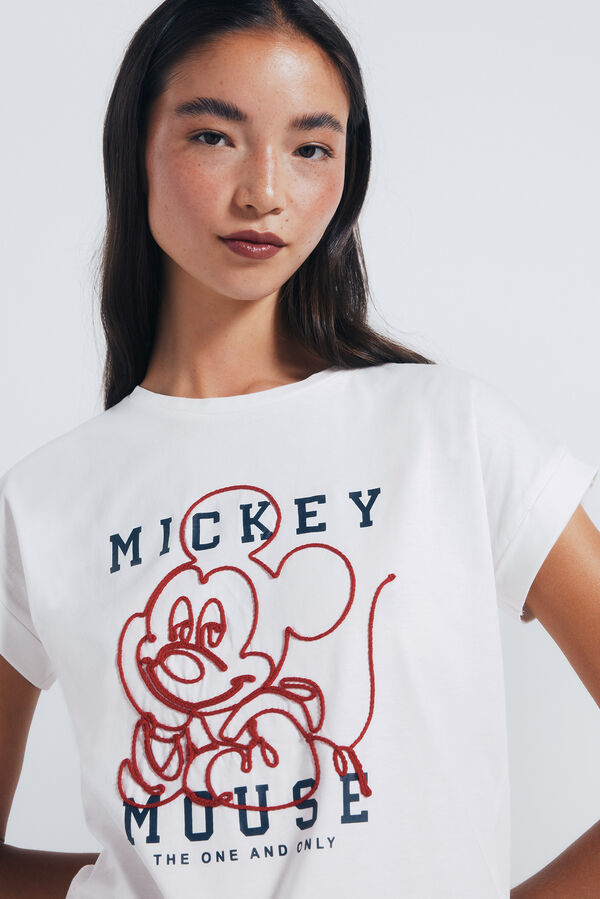 Springfield Camiseta com a silhueta do "Mickey Mouse" vison
