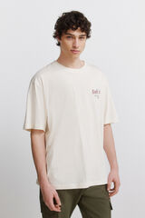 Springfield T-shirt com estampado de bar branco