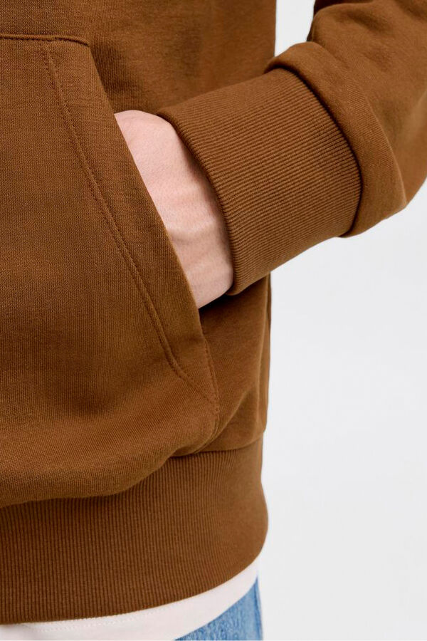 Jack & Jones Sweatshirt Capuz castanho