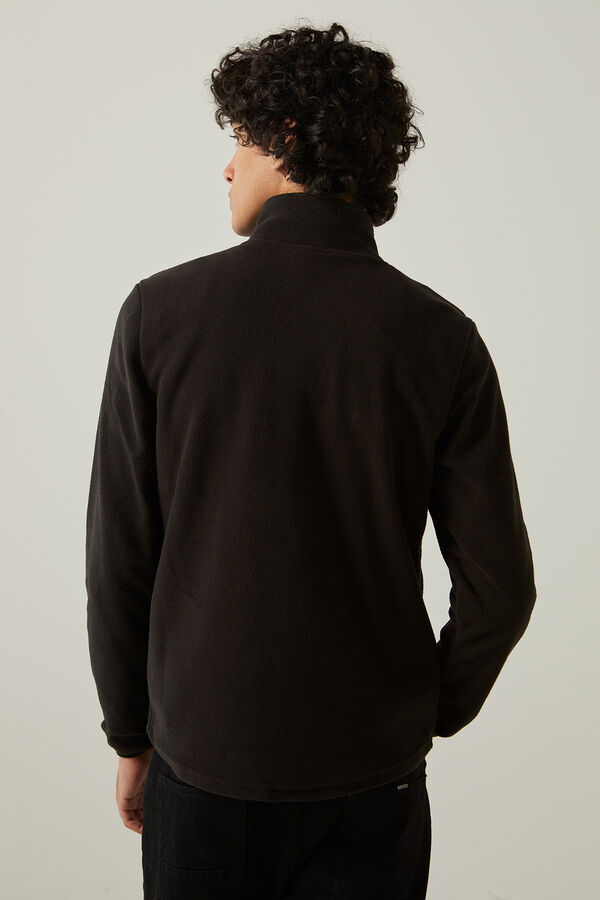 Izas Forro Polar Con Media Cremallera Jordan negro