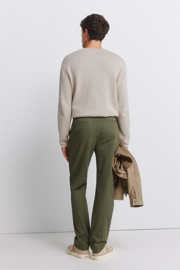 Springfield Cal&ccedil;as chino microestampado slim fit estampado