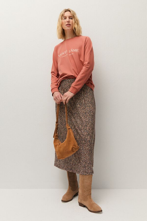 Systemaction Sweatshirt b&aacute;sica rosa
