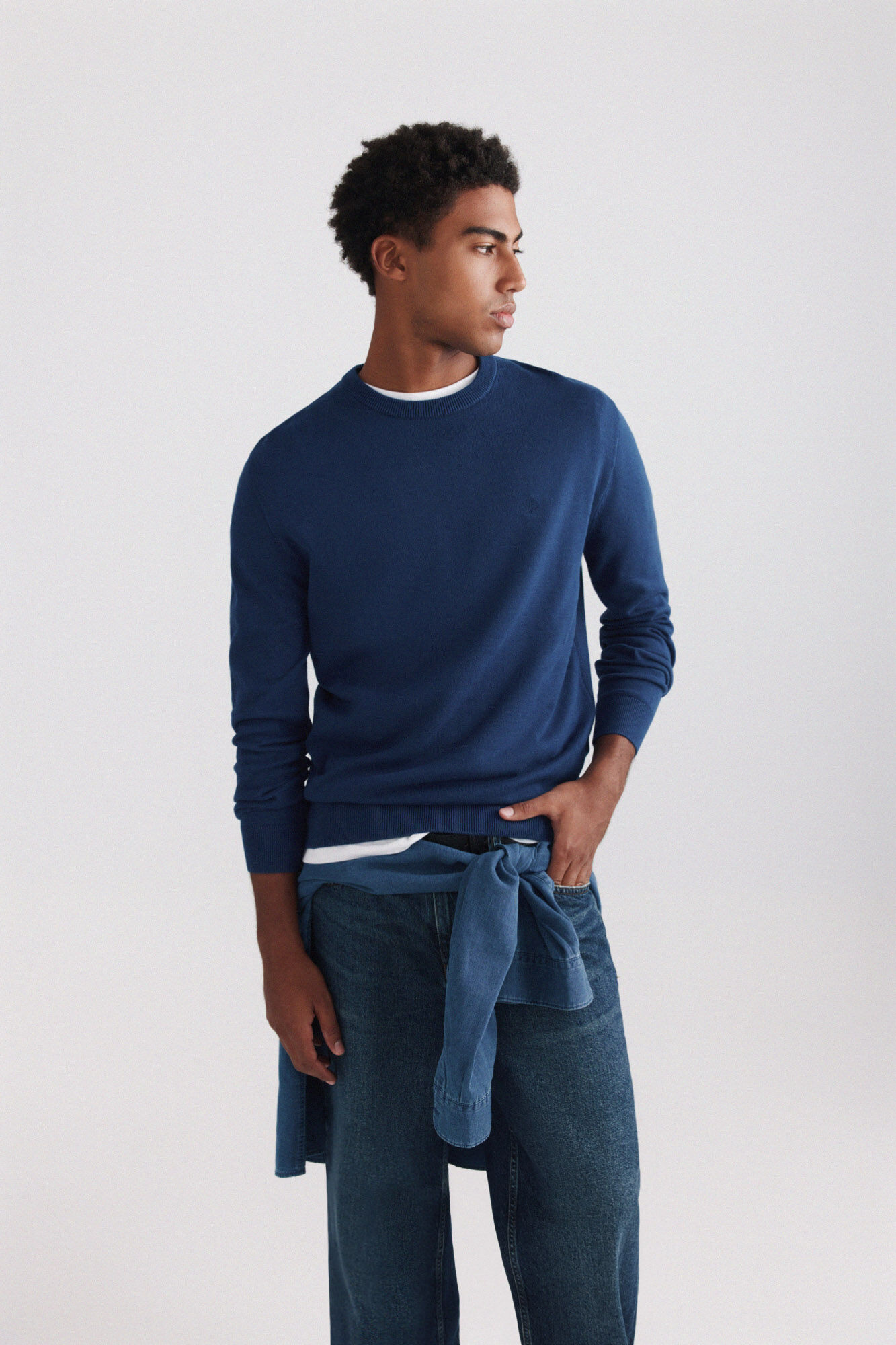 Springfield Camisola b&aacute;sica gola redonda