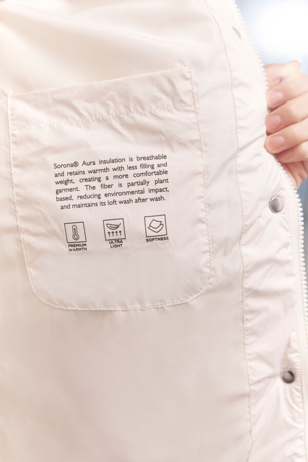 Springfield Casaco acolchoada Sorona Aura bege