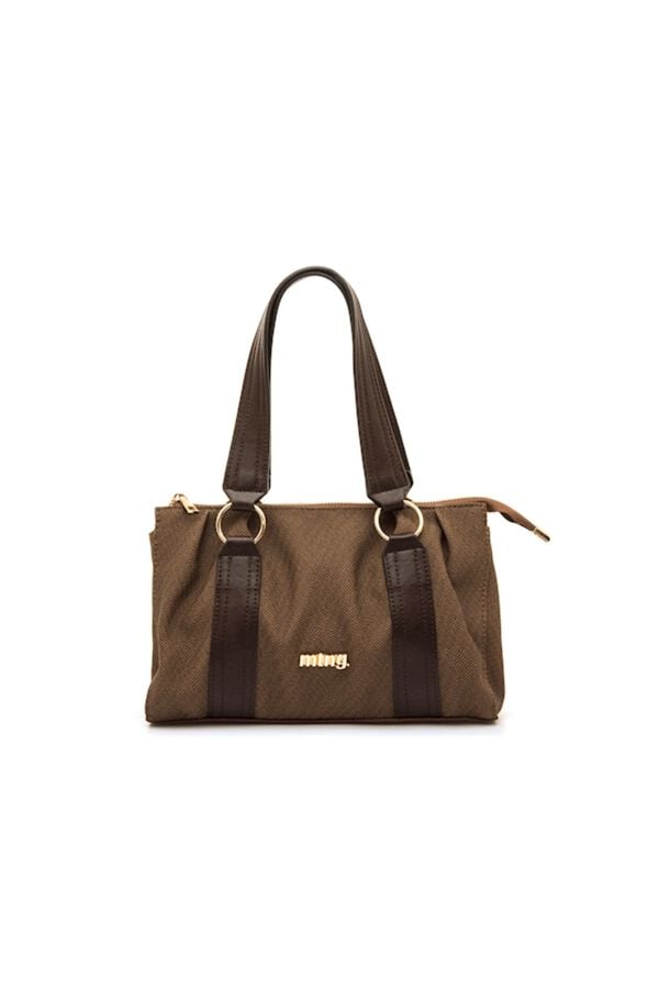 MTNG Mala tote bag com detalhes met&aacute;licos cru