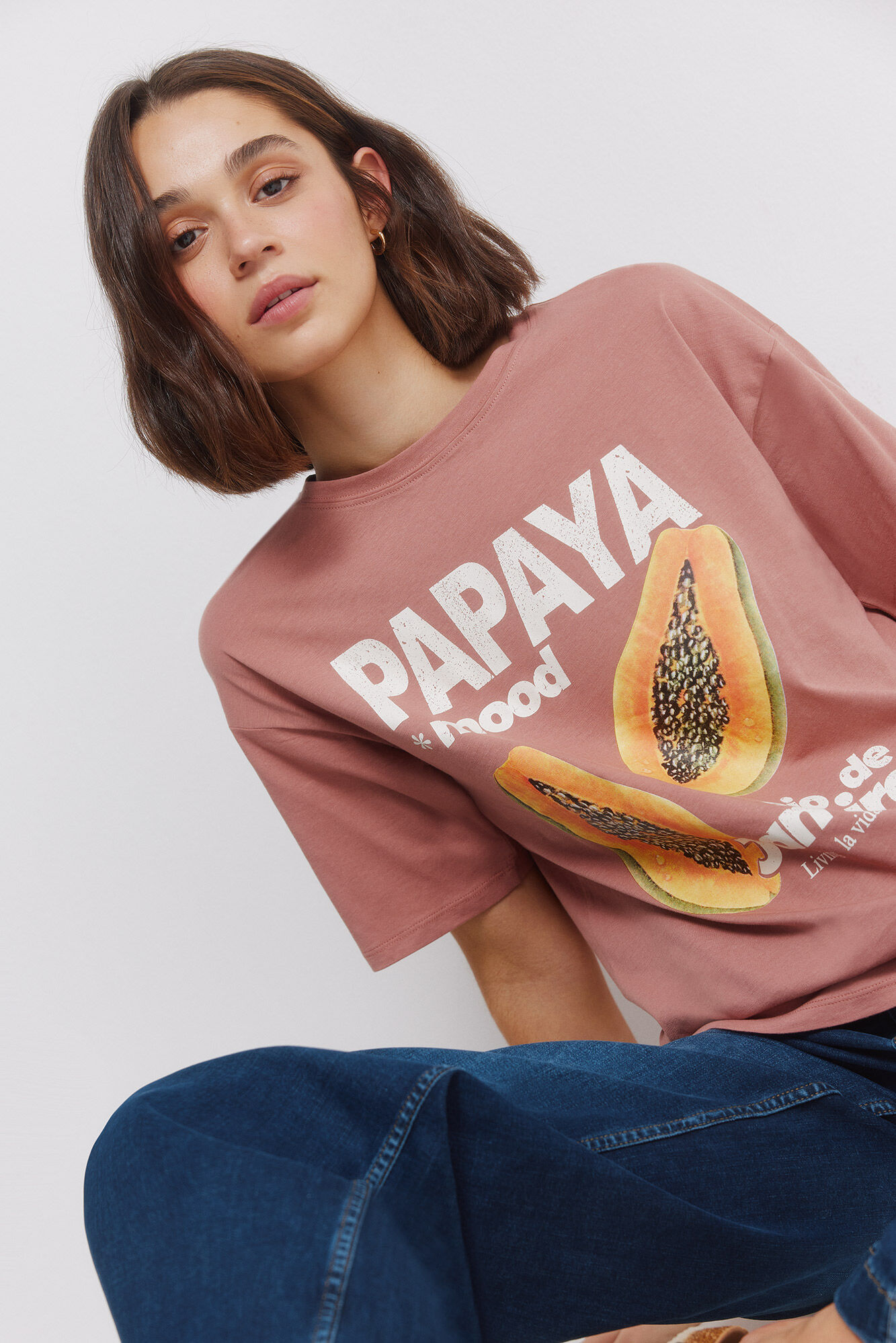 Springfield Camiseta manga corta tropical