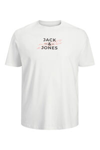 Jack & Jones PLUS T-shirt logo de manga curta