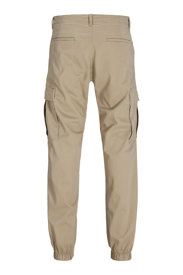 Jack & Jones Calças de ajuste relaxado cinzento