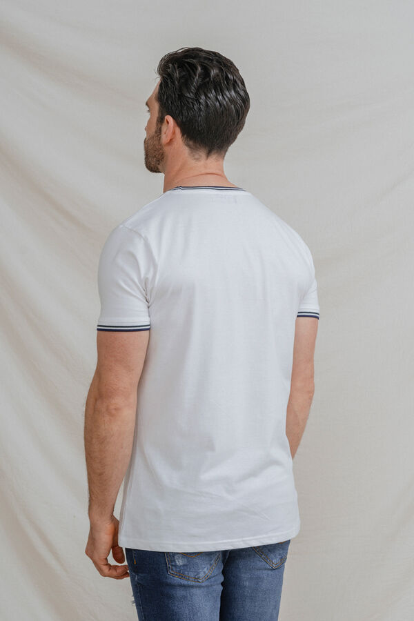 Celopman T-shirt b&aacute;sica branco