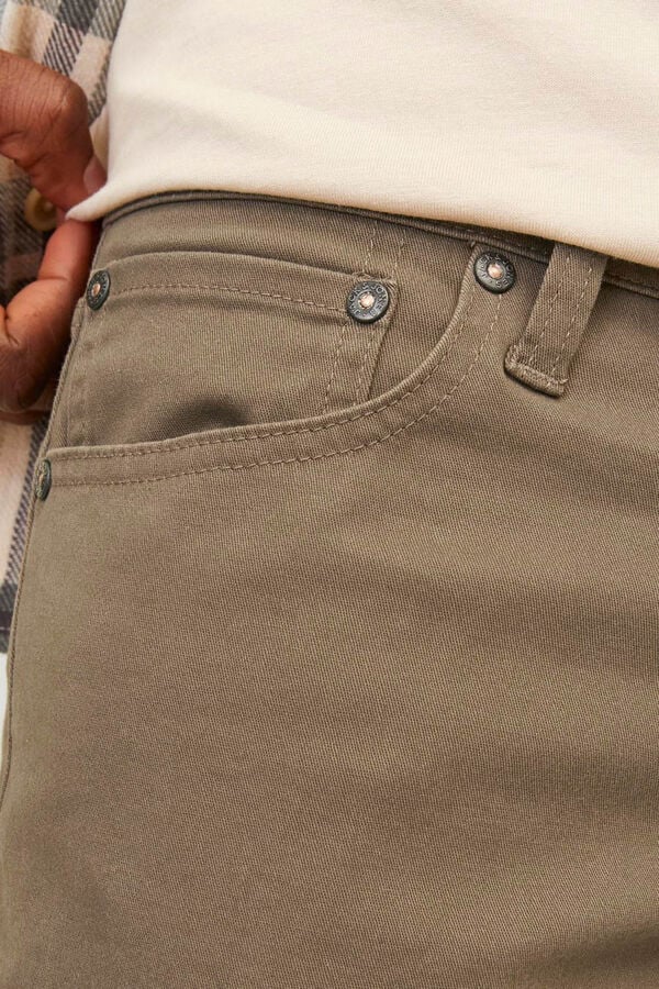 Springfield Pantalón slim fit marrón medio