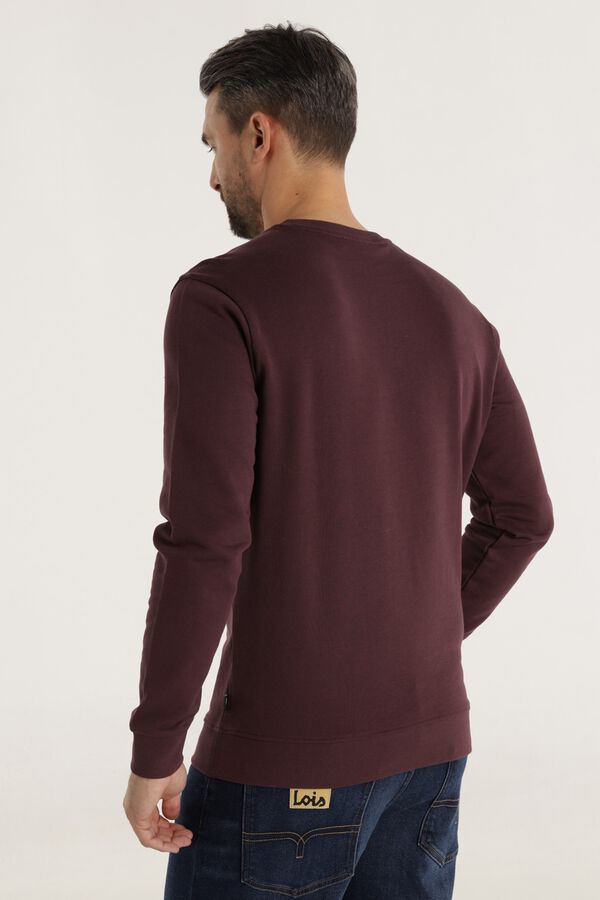 Lois Sweatshirt gola caixa rosa