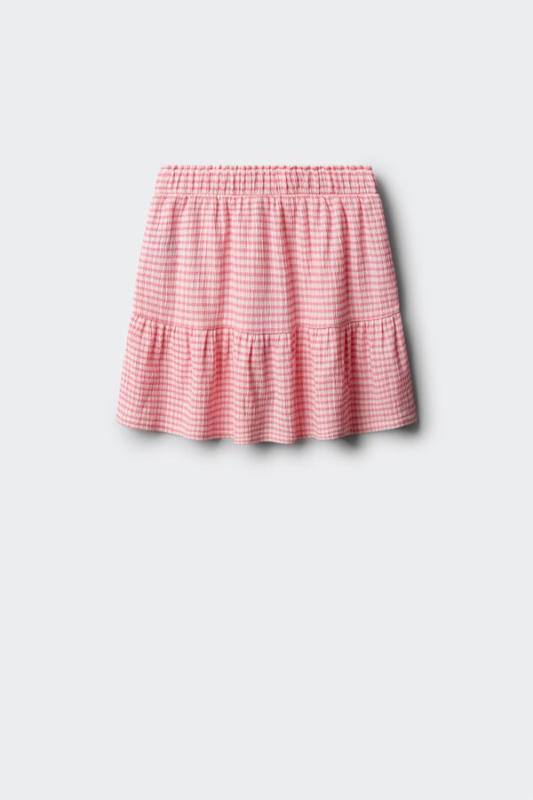 Springfield Kids Saia estampado vichy menina rosa